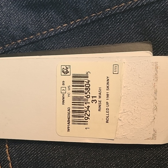 GUESS LA Rolled Up 1981 High Waist Skinny Jean (Size 31) Style W91AB4D3E… - Picture 9 of 16